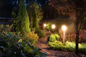 outdoor lighting installer