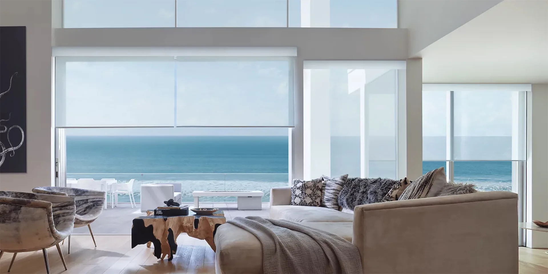 hunter douglas motorized shades long island nyc