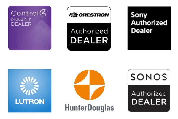 Control4, Crestron Home, Lutron, Brilliant